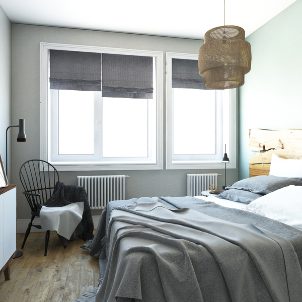 Современная спальня 12 кв м