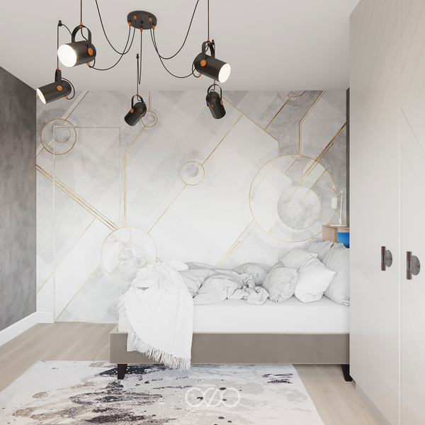 Дизайн современной светлой спальни