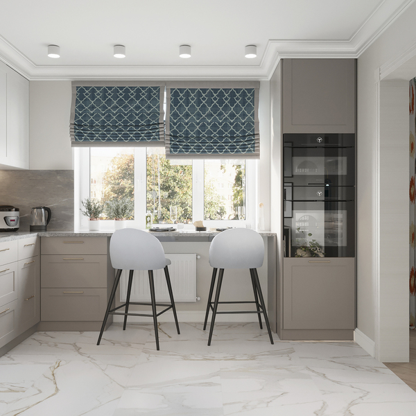 Дизайн кухни с барной стойкой