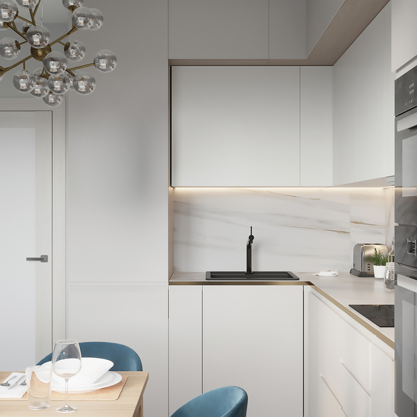 Дизайн кухни П-44Т