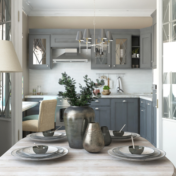 Дизайн угловой кухни