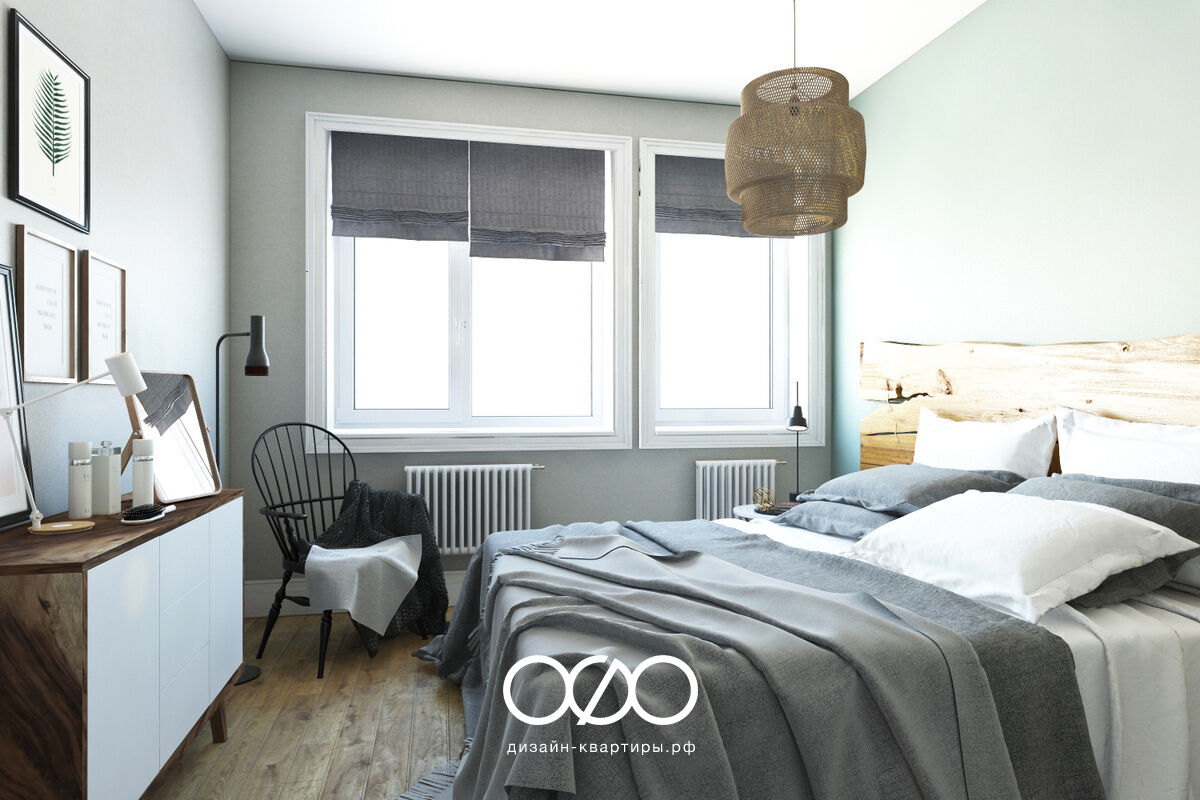 Современная спальня 12 кв м