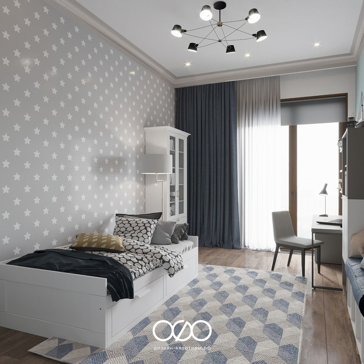 Дизайн детской в скандинавском стиле: комфорт и развитие без перегруза