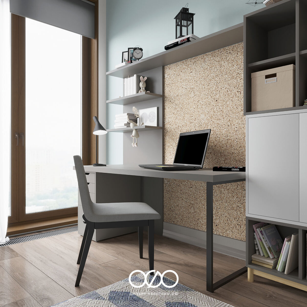 Дизайн-проект 3-комнатной квартиры в стиле современная классика в Москве 