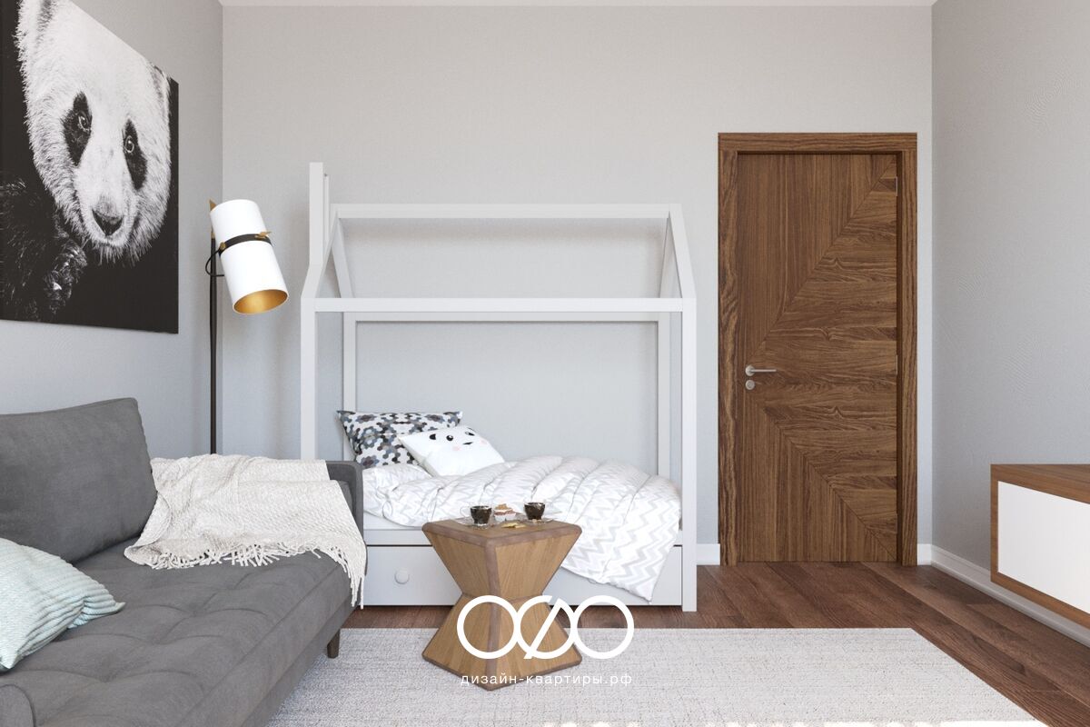 Дизайн-проект 2-комнатной квартиры площадью 80 м2 в современном стиле в ЖК Наследие