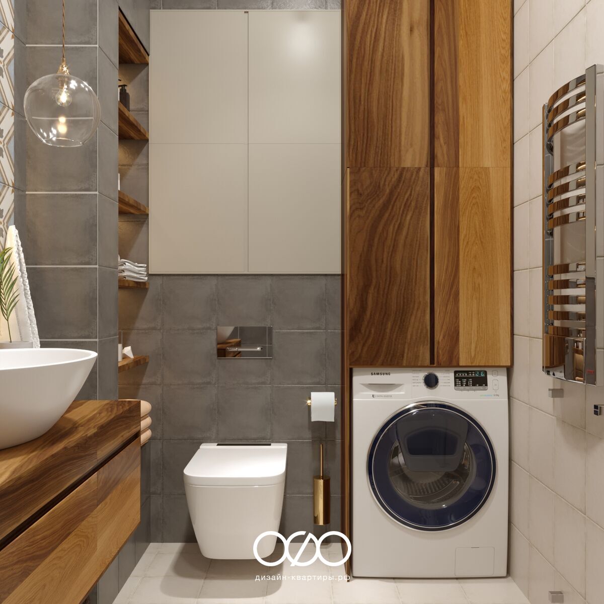 Дизайн-проект московской 4-комнатной квартиры в стиле неоклассика в ЖК Белорусская