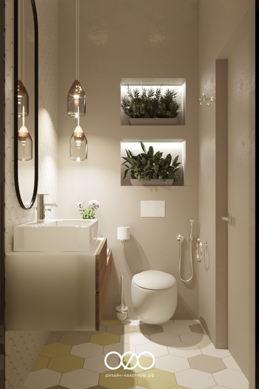 Дизайн-проект 3-комнатной современной квартиры в г. Дедовск