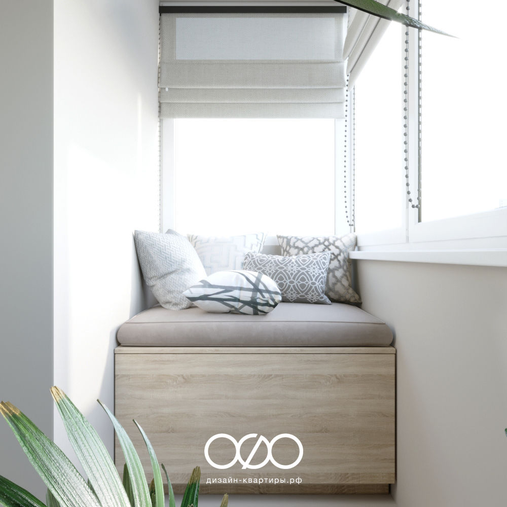 Дизайн-проект московской 2-комнатной квартиры в современном стиле в ЖК Летний сад