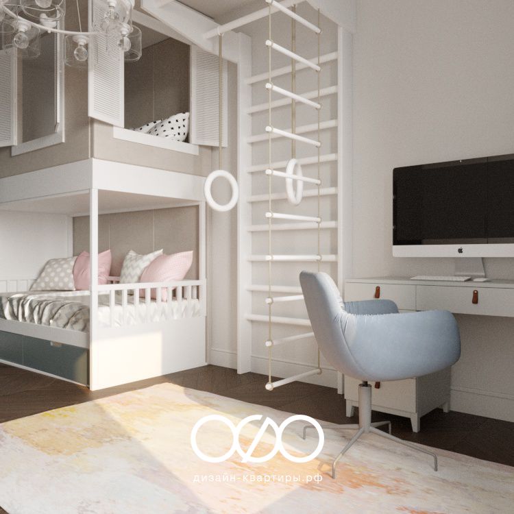 Дизайн детской в скандинавском стиле: комфорт и развитие без перегруза