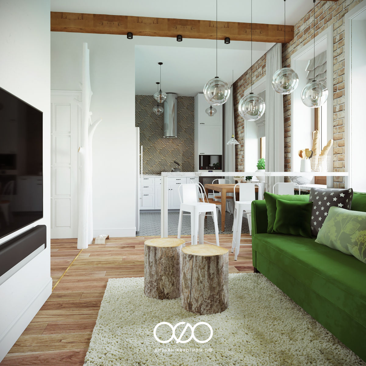 Дизайн интерьера в скандинавском стиле