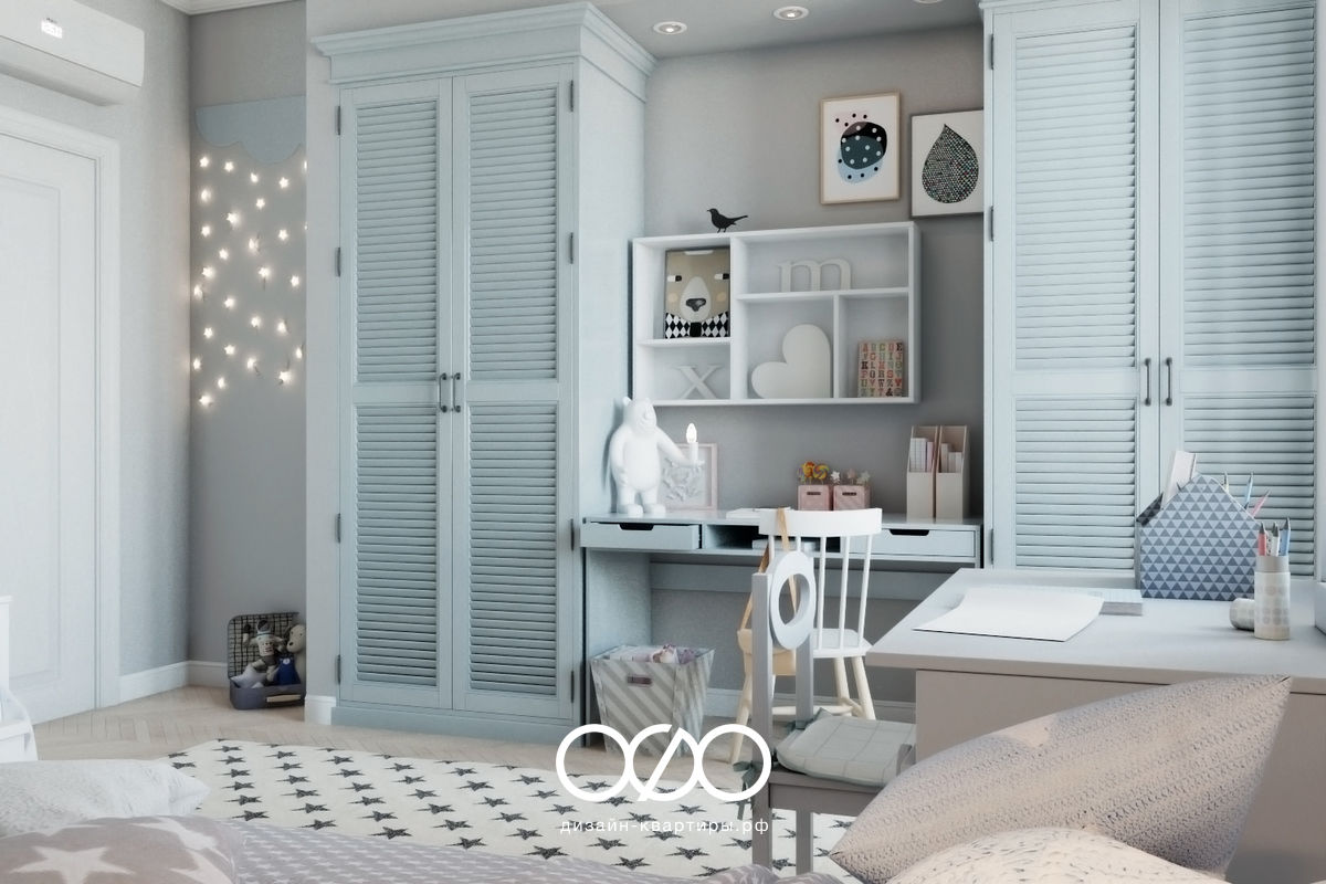 Дизайн детской в скандинавском стиле: комфорт и развитие без перегруза