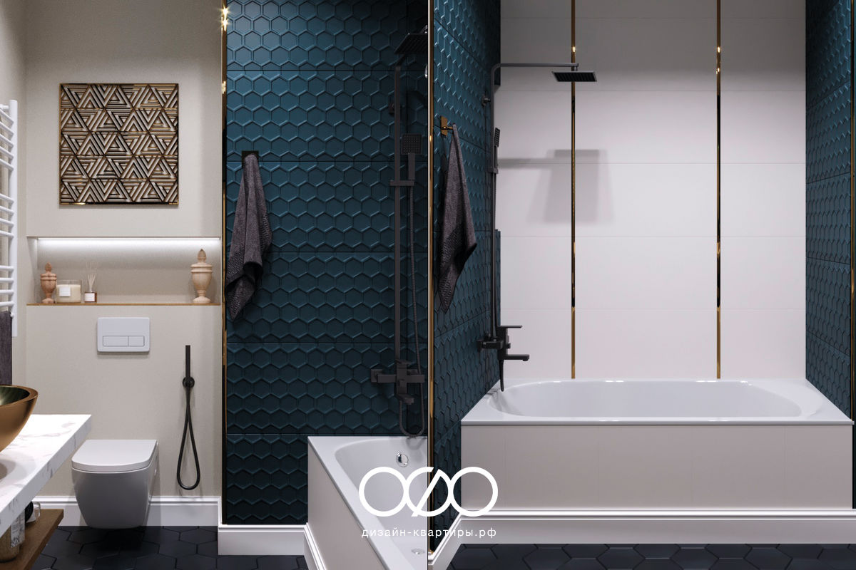 Дизайн-проект московской 2-комнатной квартиры в ЖК Невский