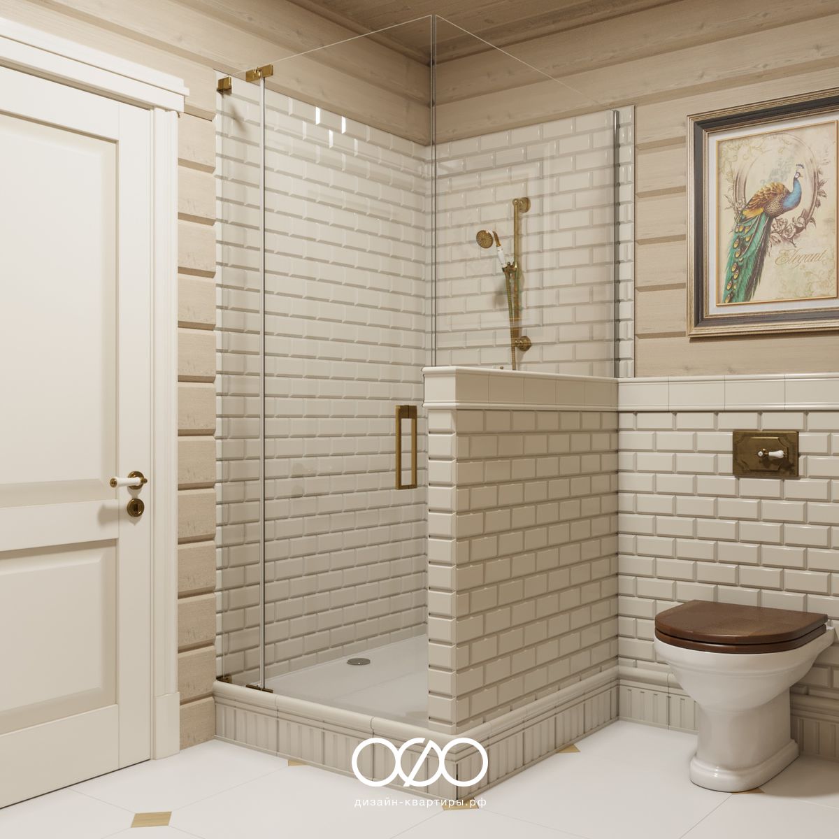 Дизайн-проект таунхауса в микс-стиле