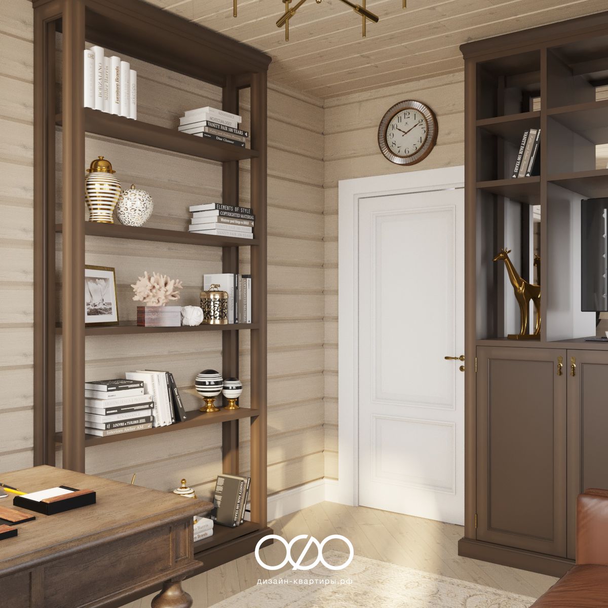 Дизайн-проект таунхауса в микс-стиле