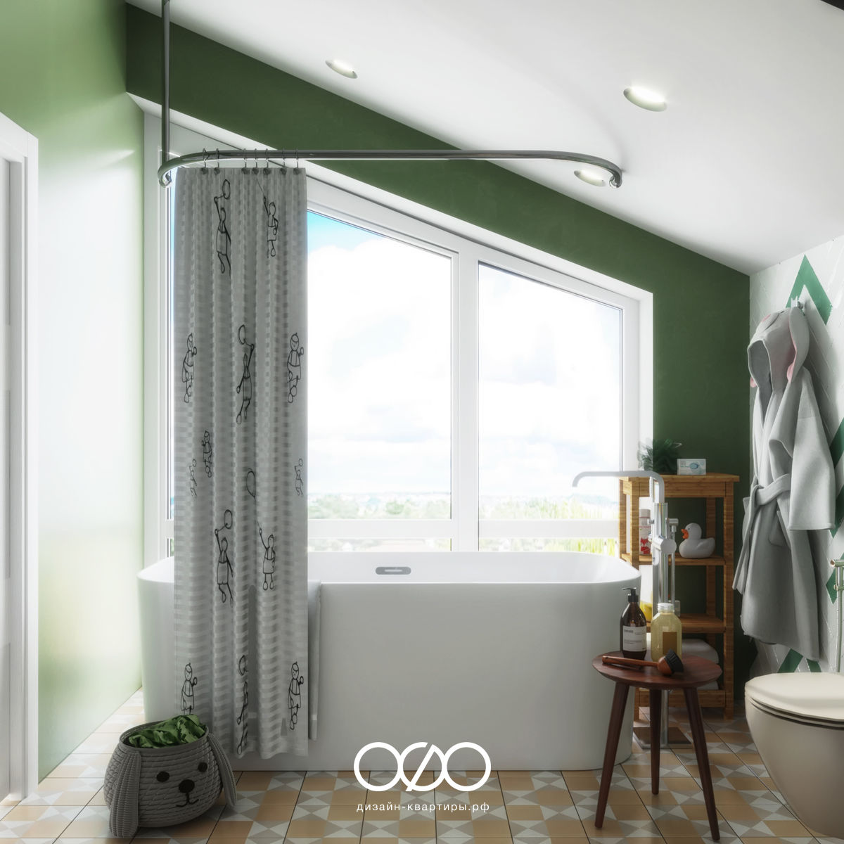 Дизайн санузла в скандинавском стиле — простота и комфорт