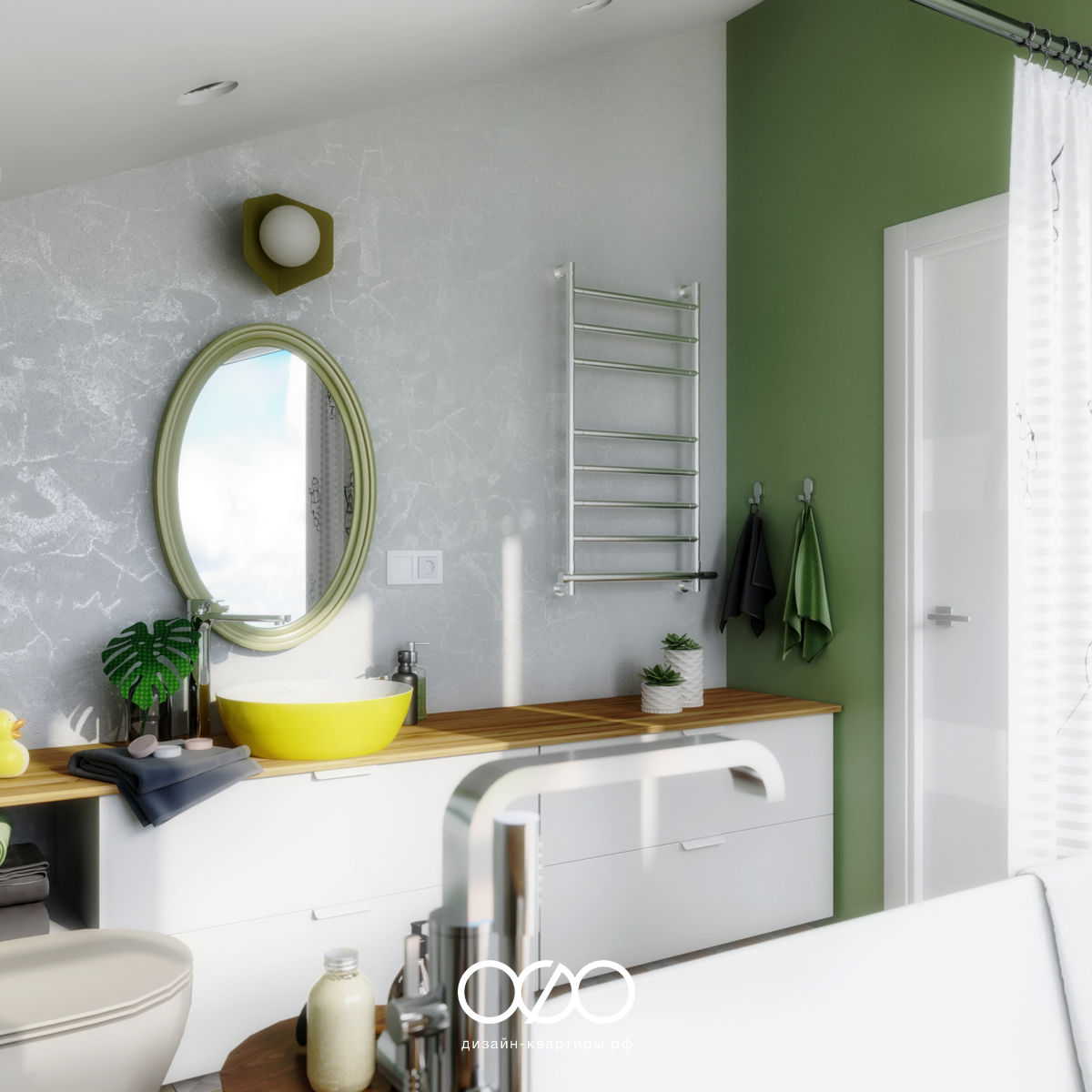 Дизайн санузла в скандинавском стиле — простота и комфорт