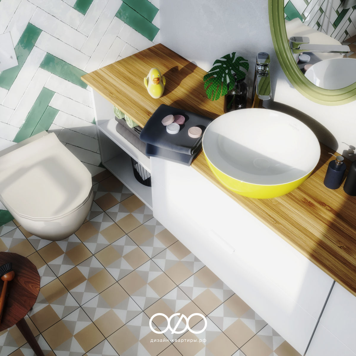 Дизайн санузла в скандинавском стиле — простота и комфорт