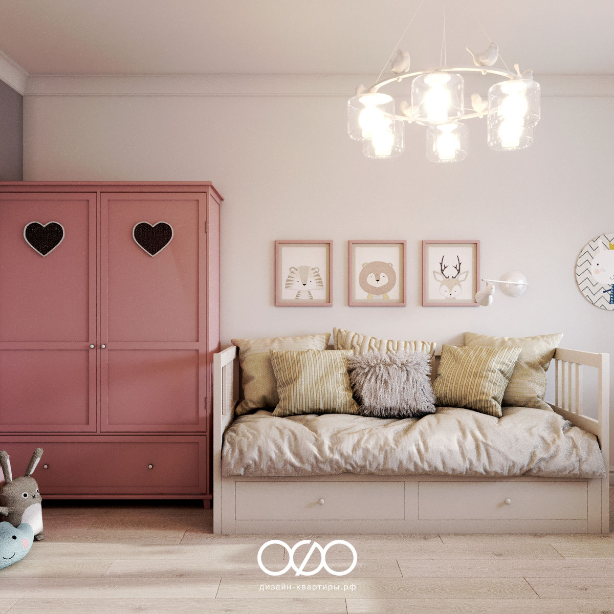 Дизайн-проект московской 3-комнатной квартиры в стиле некоклассика у м. Медведково