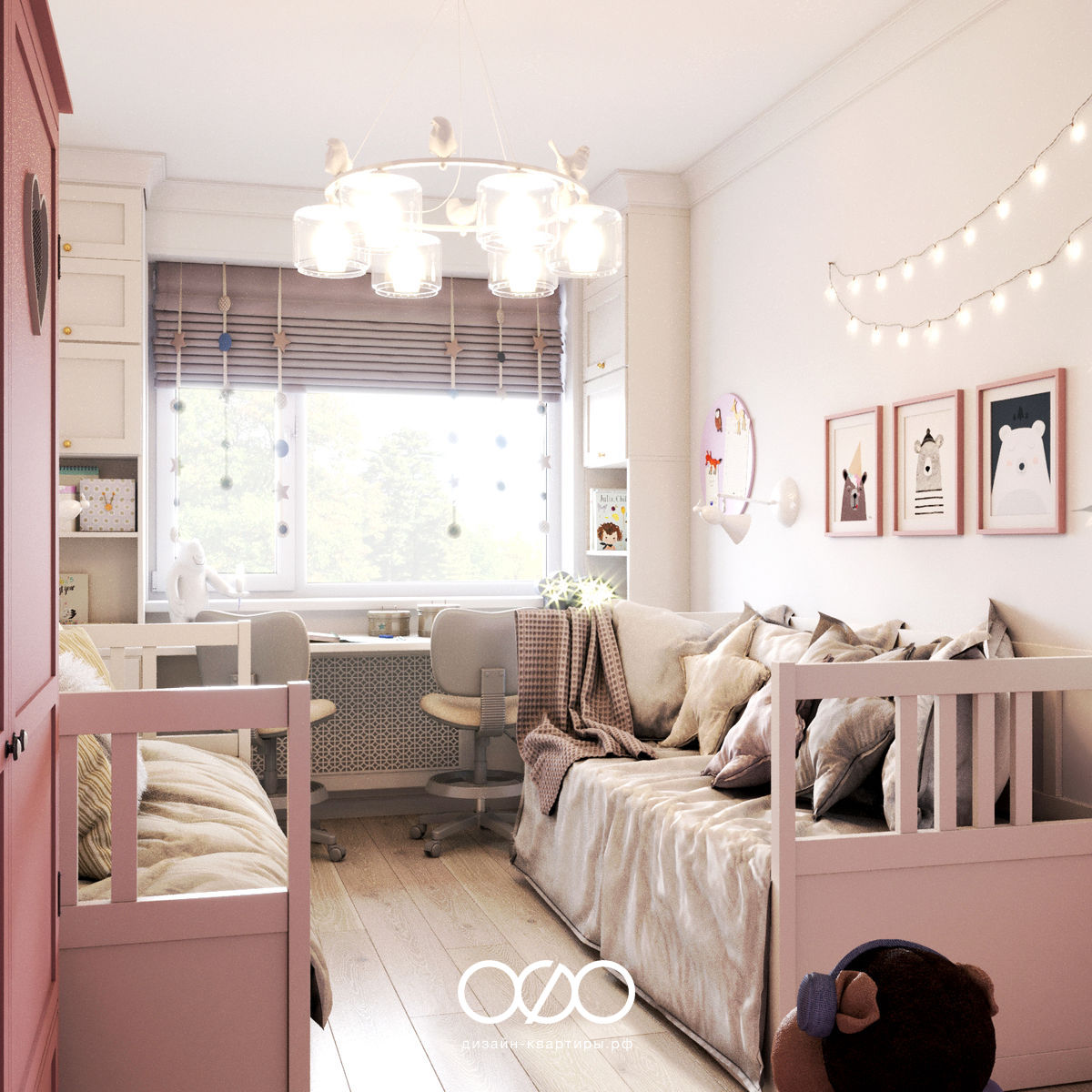 Дизайн-проект московской 3-комнатной квартиры в стиле некоклассика у м. Медведково