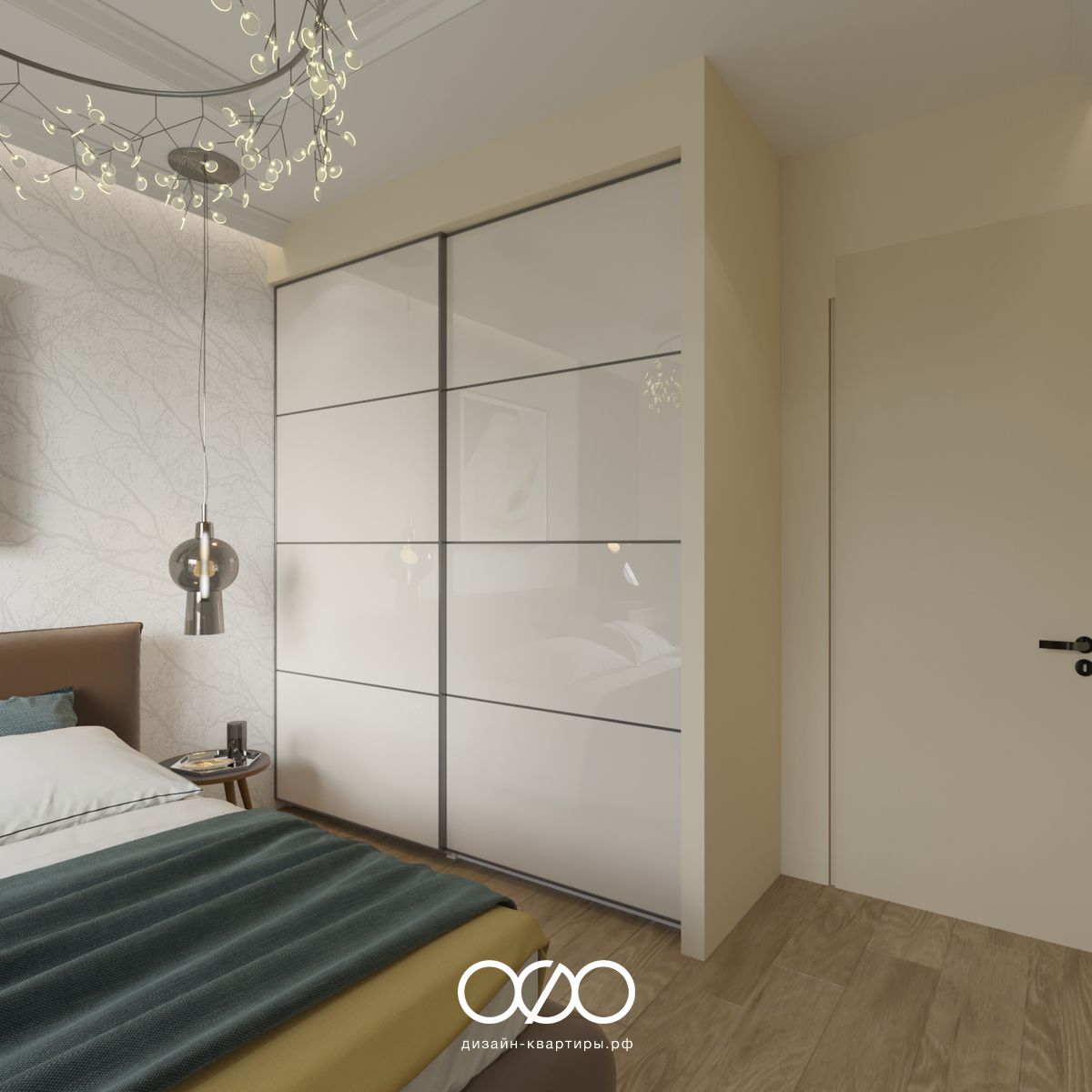 Современная спальня 12 кв м
