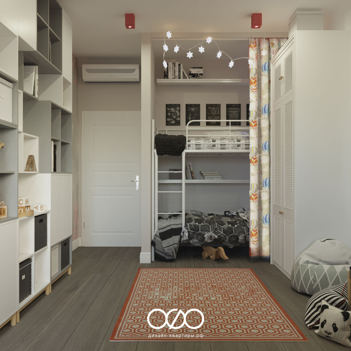 Дизайн детской в скандинавском стиле: комфорт и развитие без перегруза