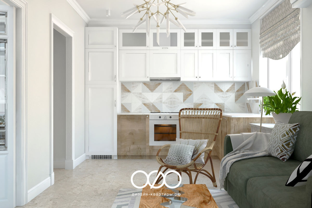 Дизайн-проект двухкомнатной квартиры в г. Химки