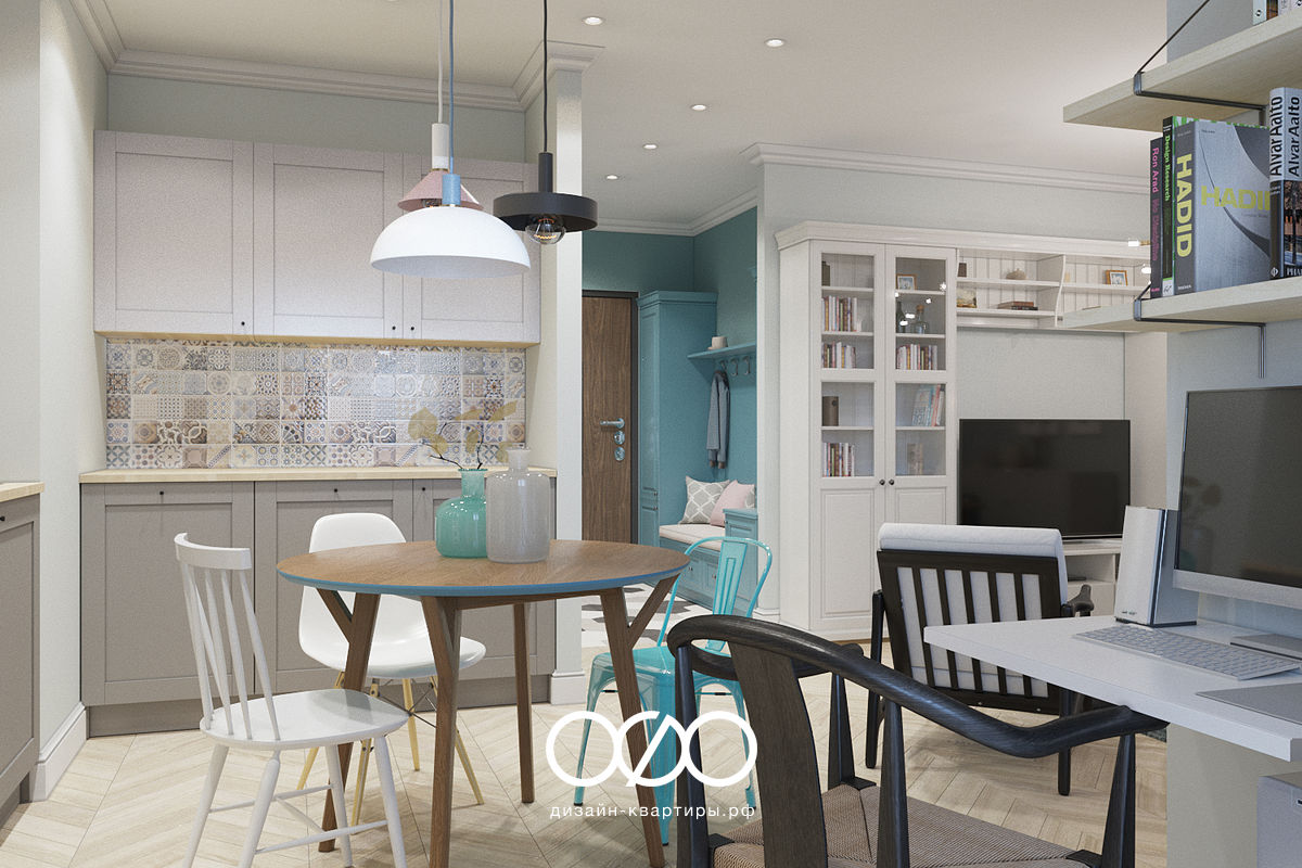 Дизайн-проект московской 2-комнатной квартиры в ЖК ЦСКА