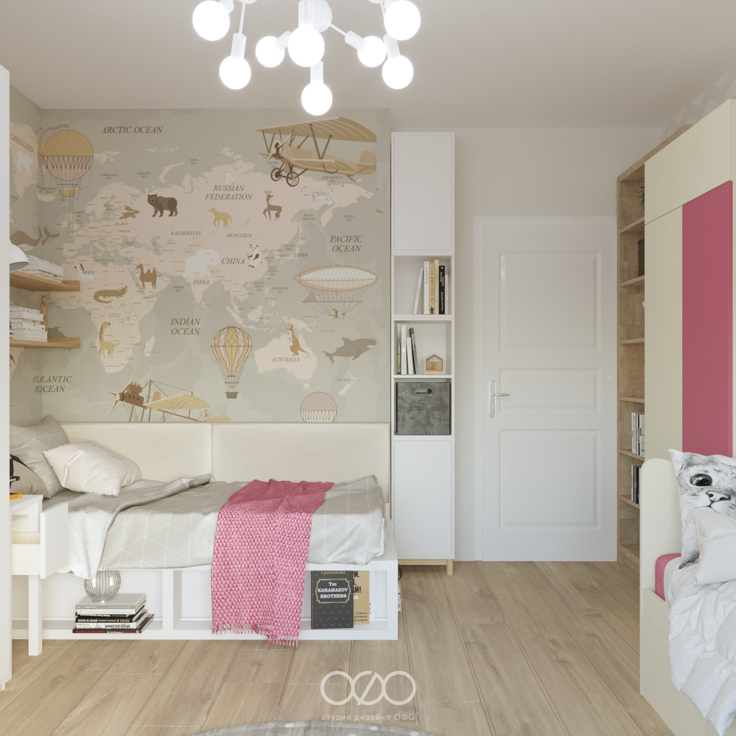 Дизайн детской в скандинавском стиле: комфорт и развитие без перегруза