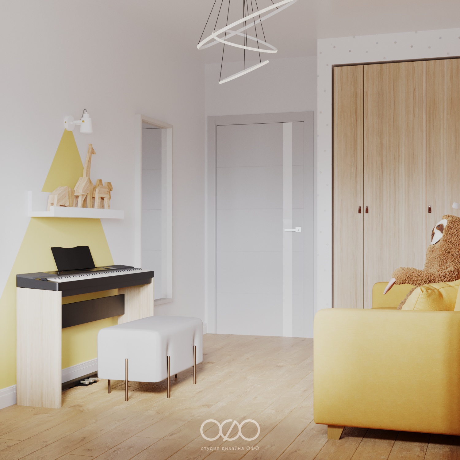 Дизайн детской в скандинавском стиле: комфорт и развитие без перегруза