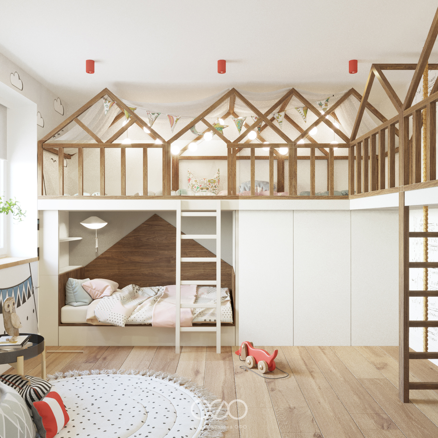 Дизайн детской в скандинавском стиле: комфорт и развитие без перегруза