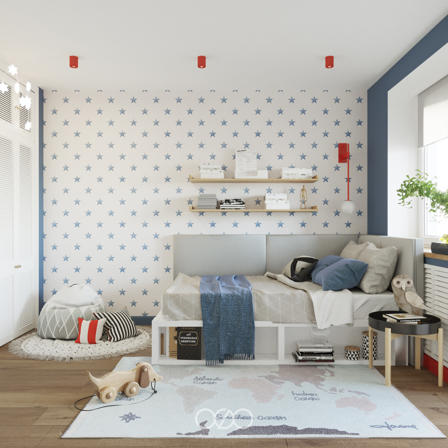 Дизайн детской в скандинавском стиле: комфорт и развитие без перегруза