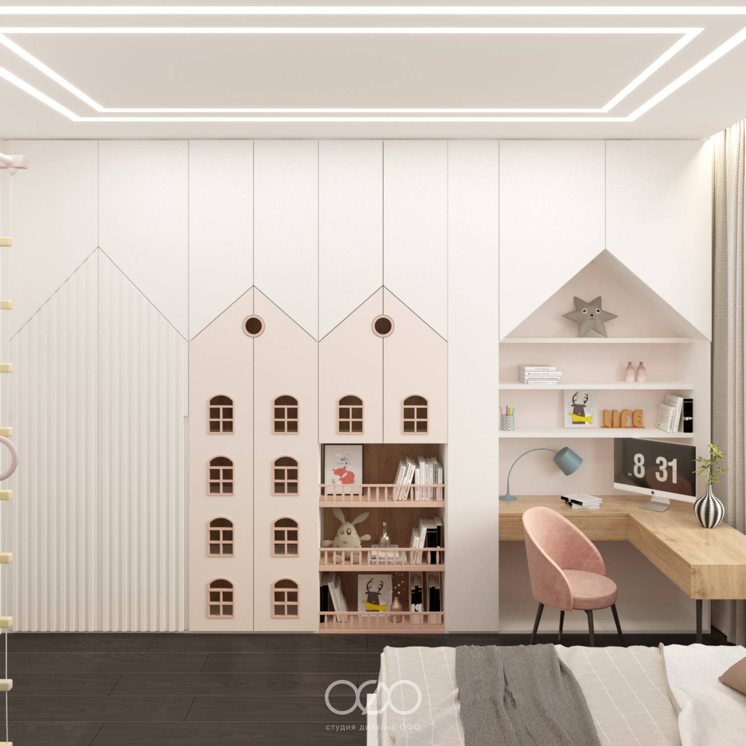 Дизайн детской в скандинавском стиле: комфорт и развитие без перегруза