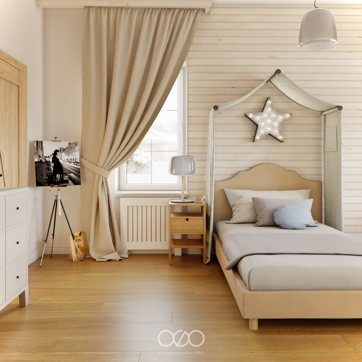 Дизайн детской в скандинавском стиле: комфорт и развитие без перегруза