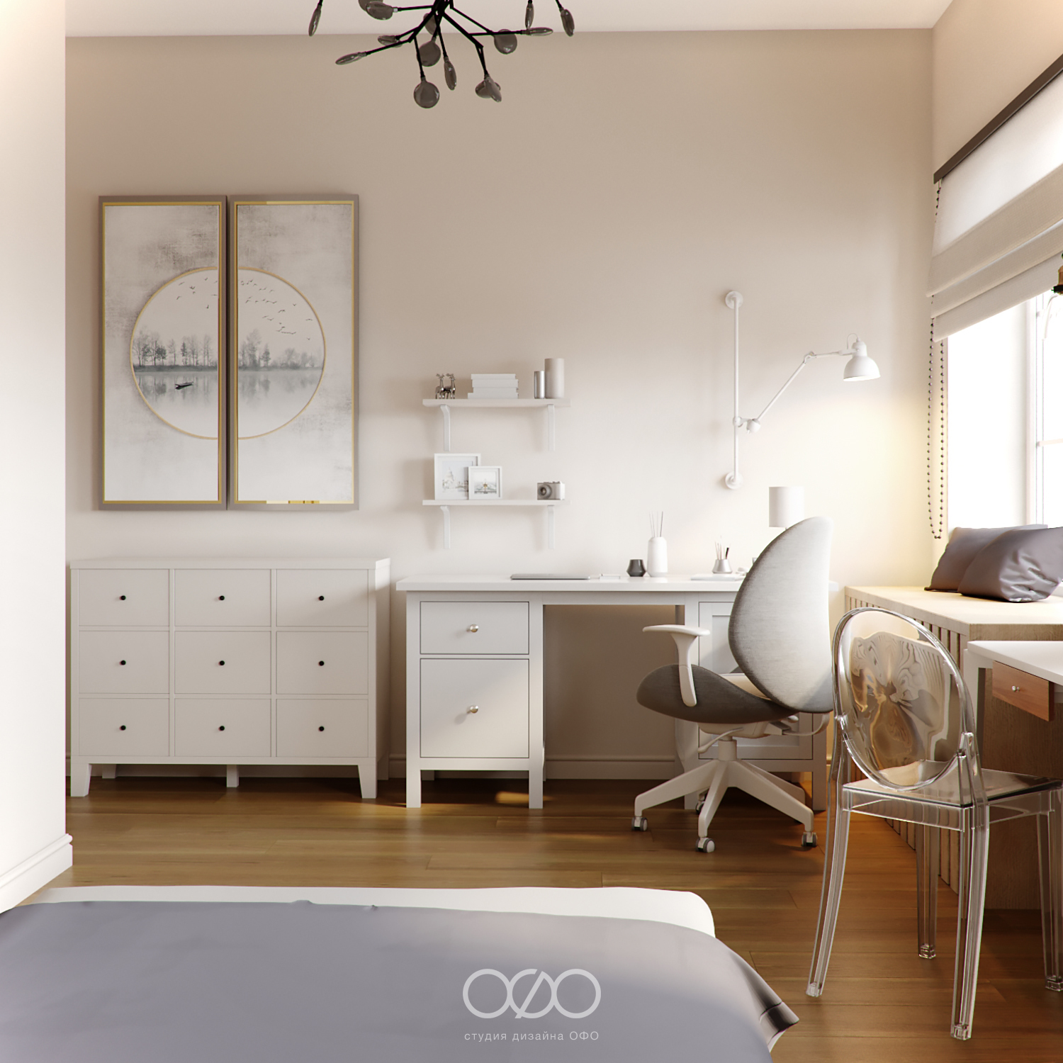 Дизайн детской в скандинавском стиле: комфорт и развитие без перегруза