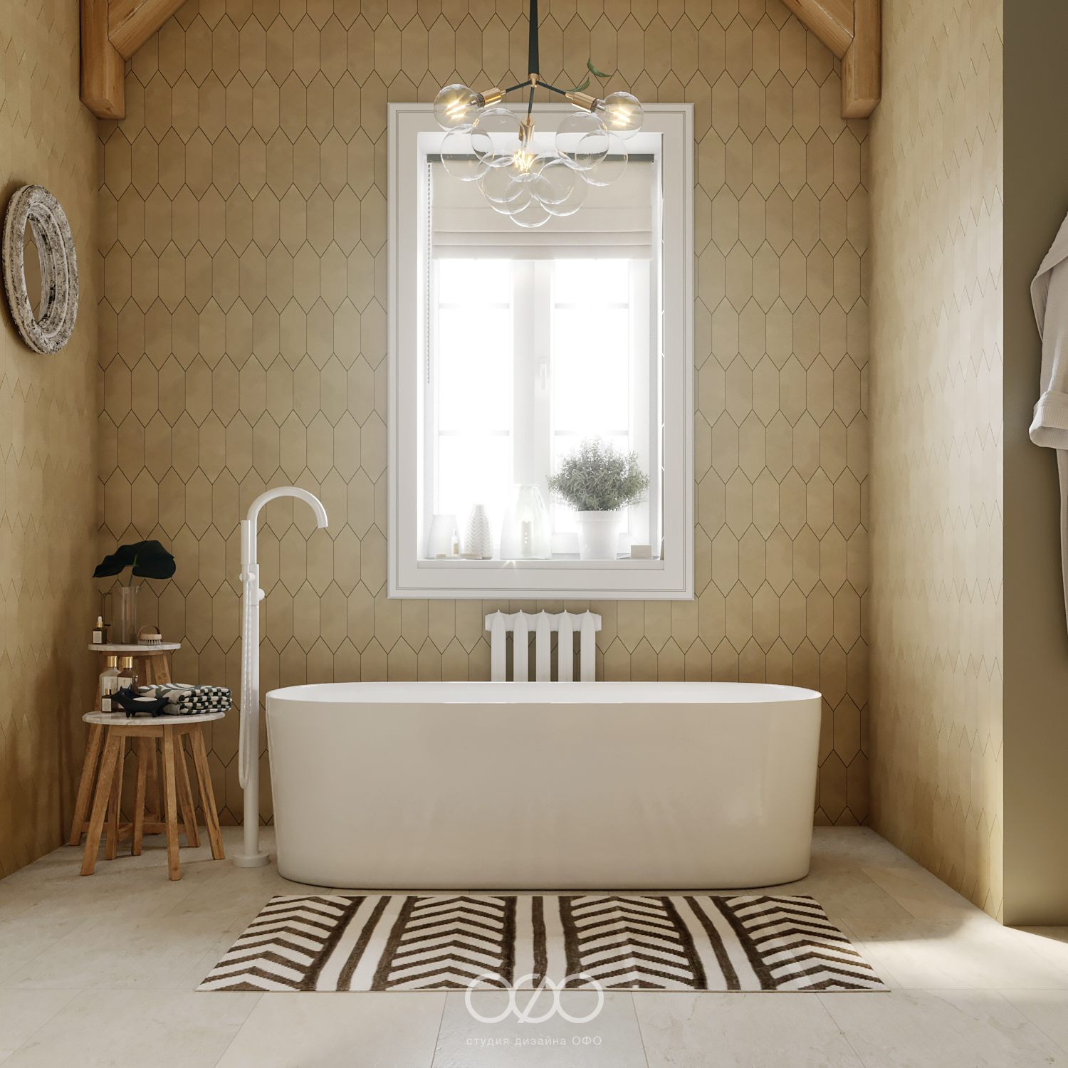 Дизайн санузла в скандинавском стиле — простота и комфорт