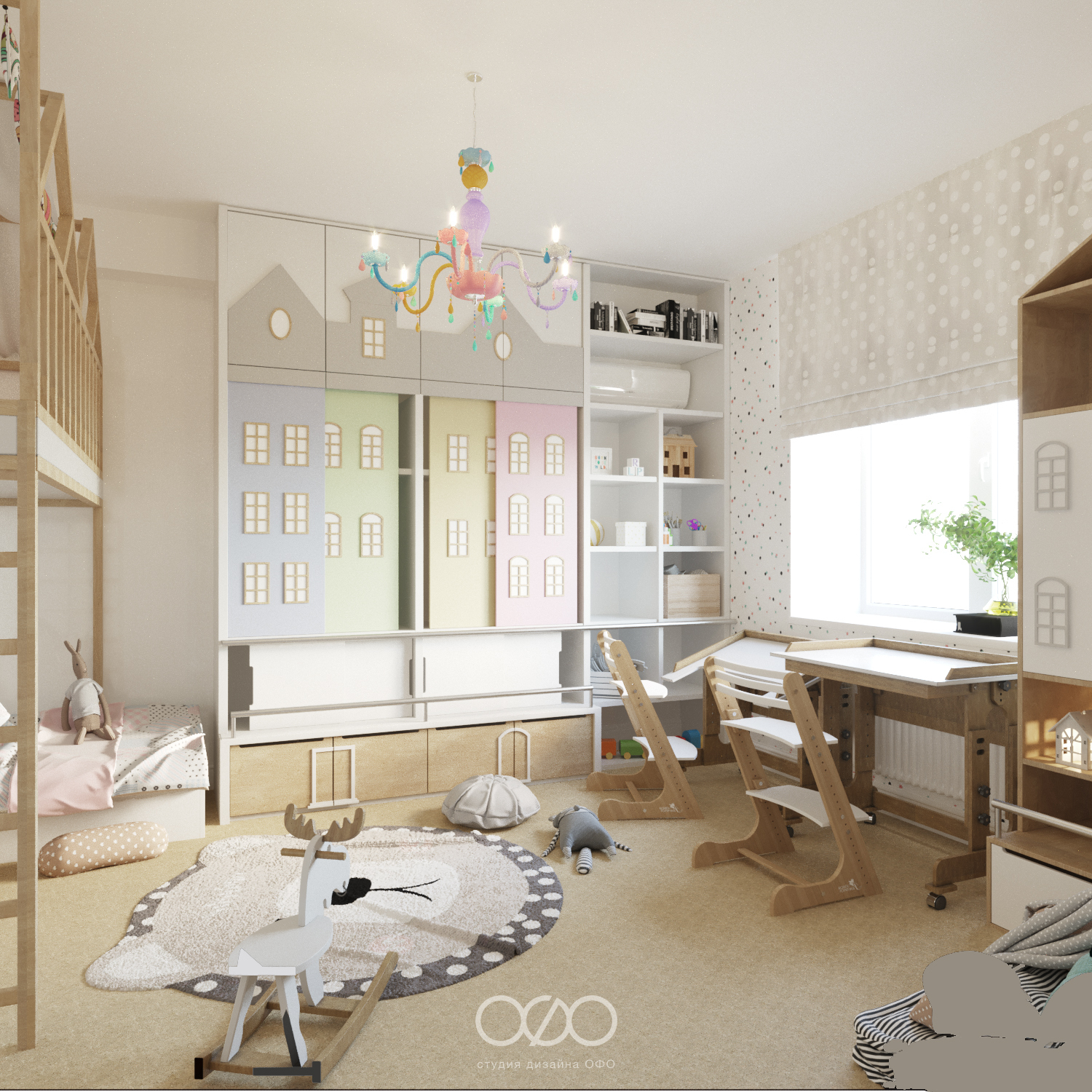 Дизайн детской в скандинавском стиле: комфорт и развитие без перегруза