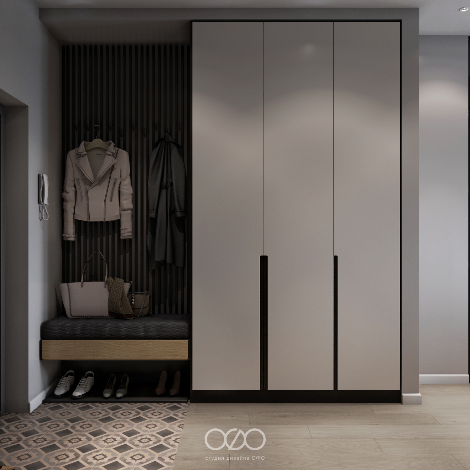 Дизайн-проект 3-комнатной квартиры в современном стиле в ЖК Маяковский