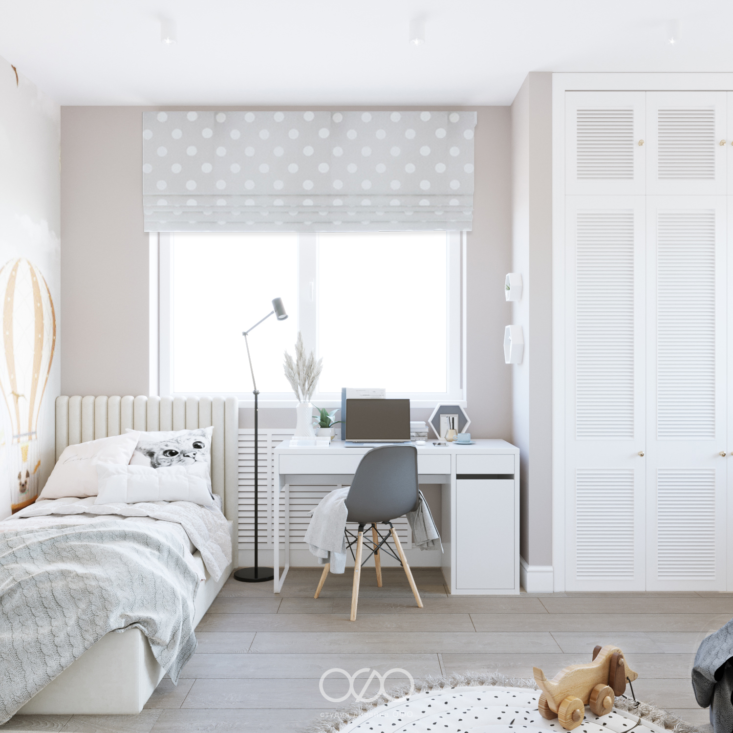 Дизайн детской в скандинавском стиле: комфорт и развитие без перегруза