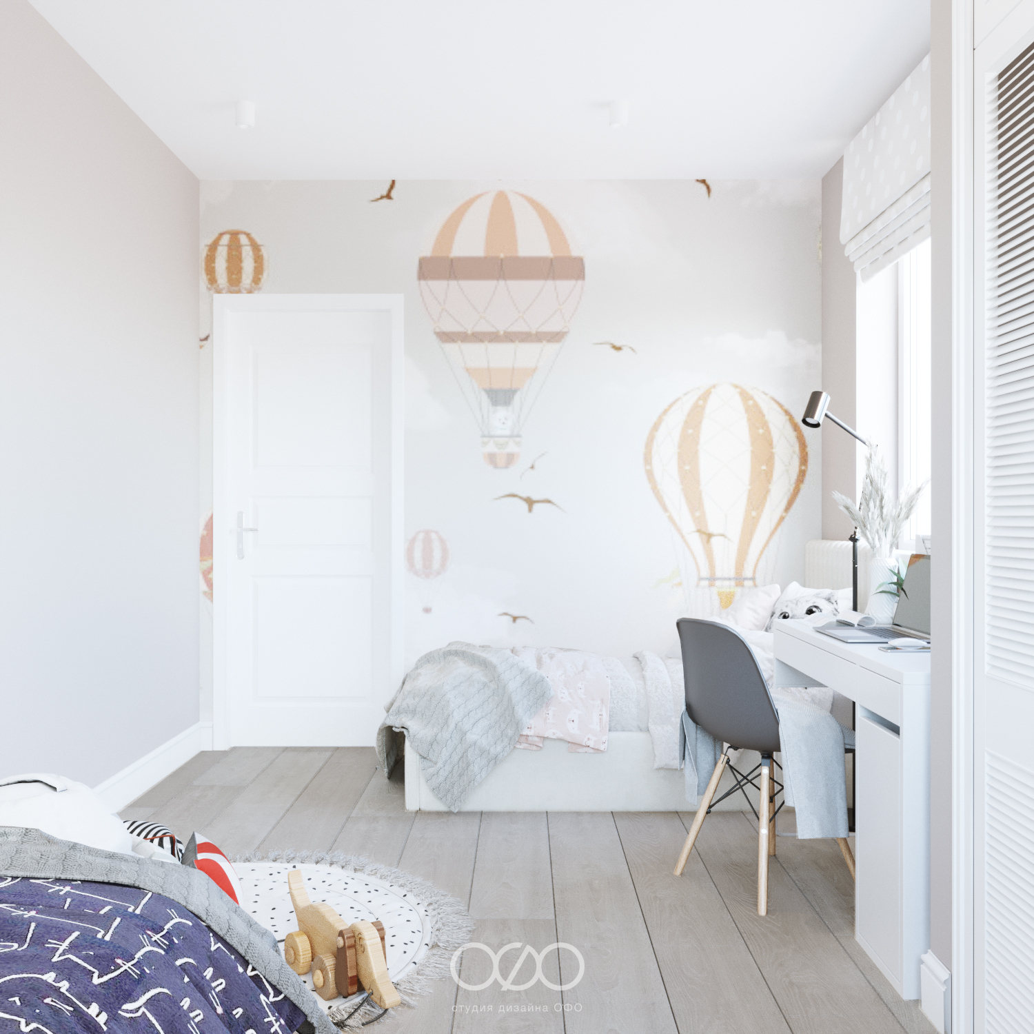 Дизайн детской в скандинавском стиле: комфорт и развитие без перегруза