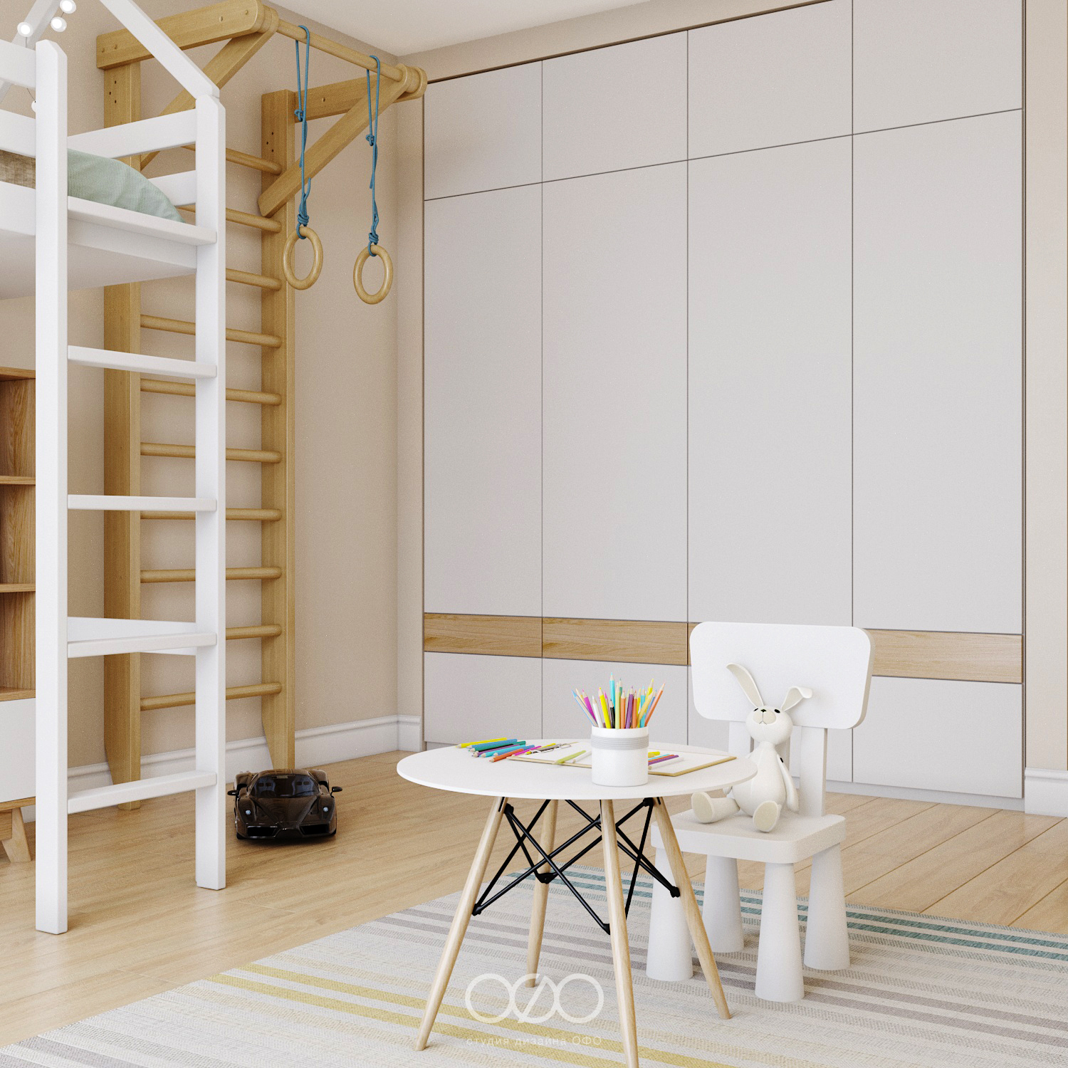 Дизайн детской в скандинавском стиле: комфорт и развитие без перегруза