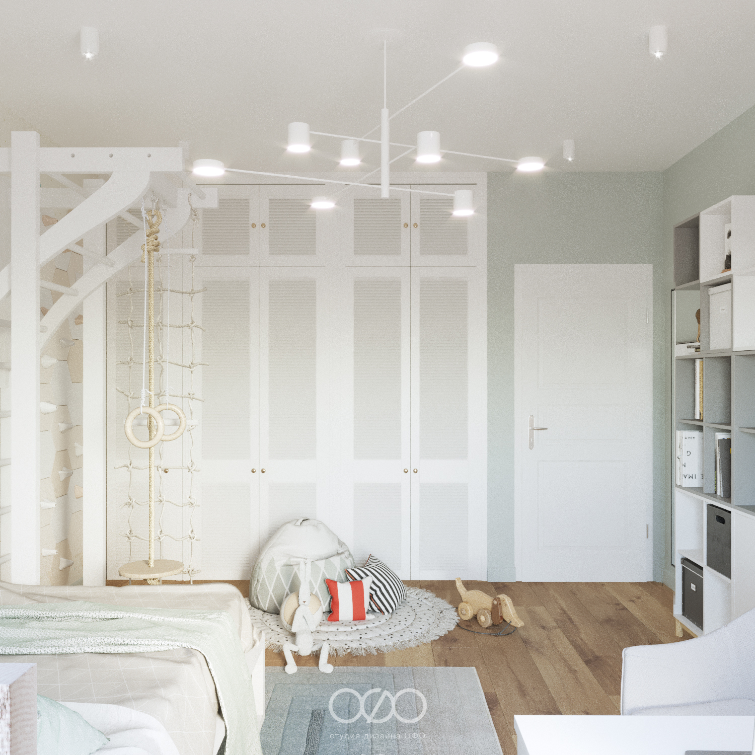 Дизайн детской в скандинавском стиле: комфорт и развитие без перегруза