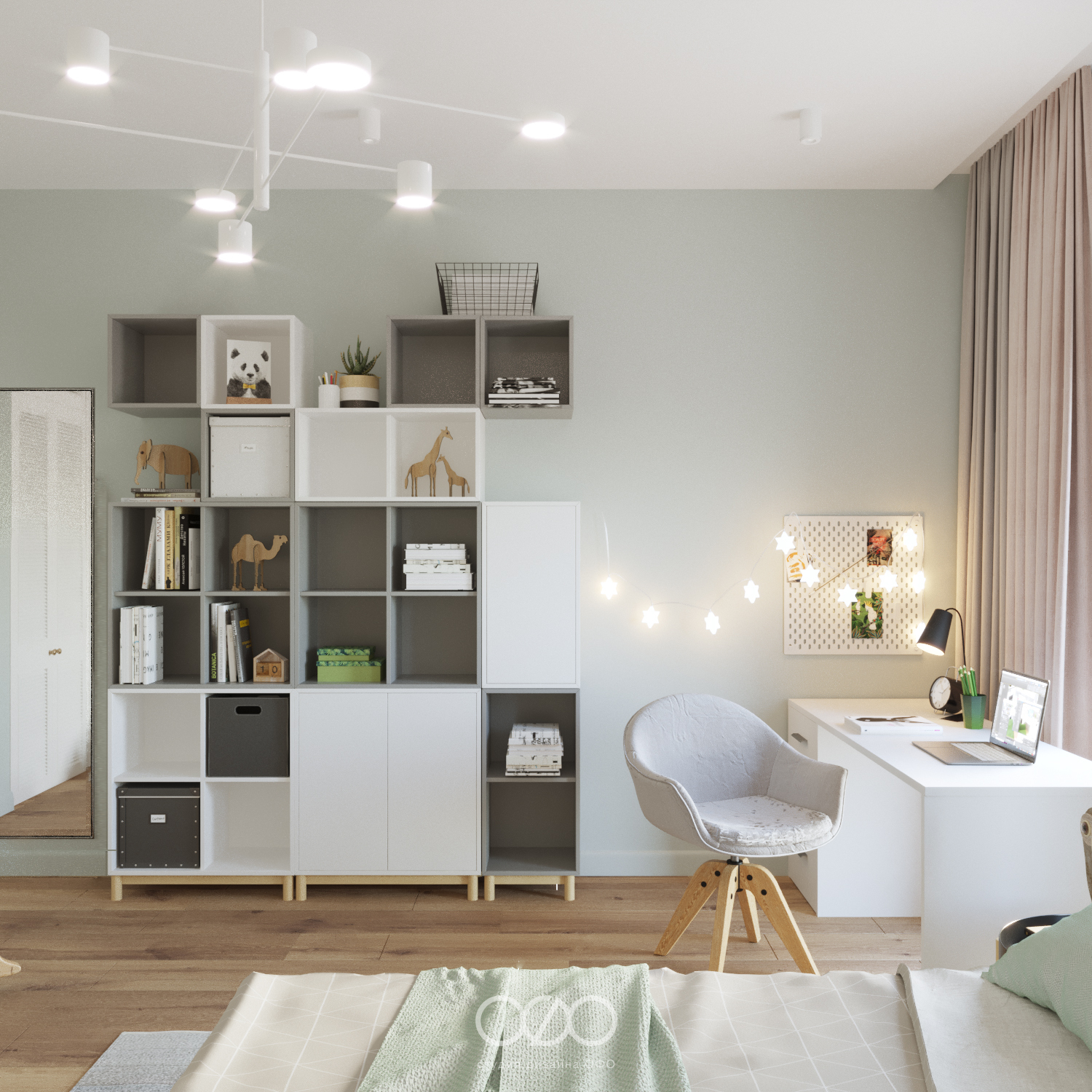 Дизайн детской в скандинавском стиле: комфорт и развитие без перегруза