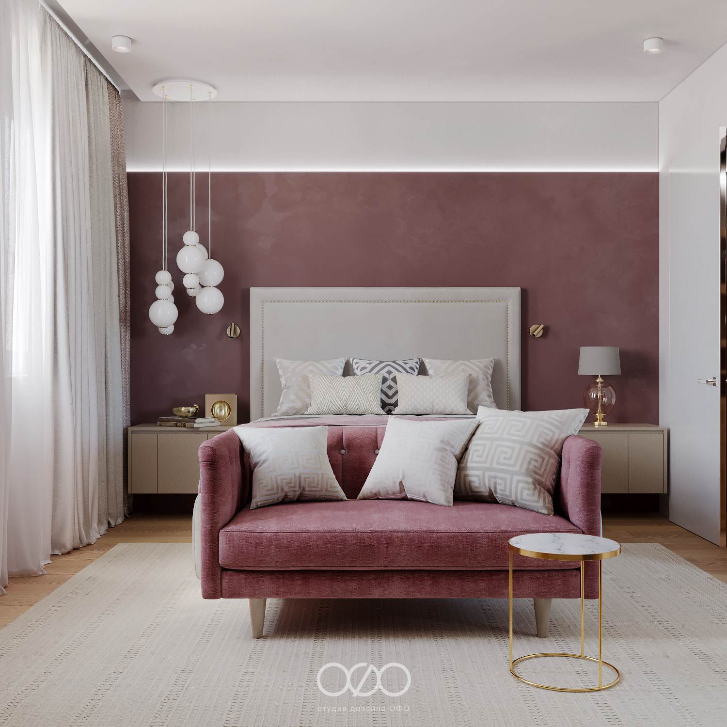 Дизайн-проект московской 3-комнатной квартиры в современном стиле в ЖК Life-Лазаревское