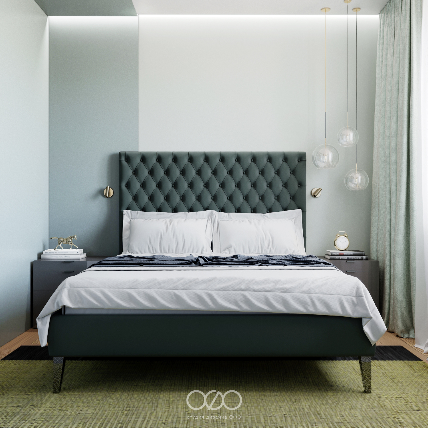 Дизайн-проект московской 3-комнатной квартиры в современном стиле в ЖК Life-Лазаревское