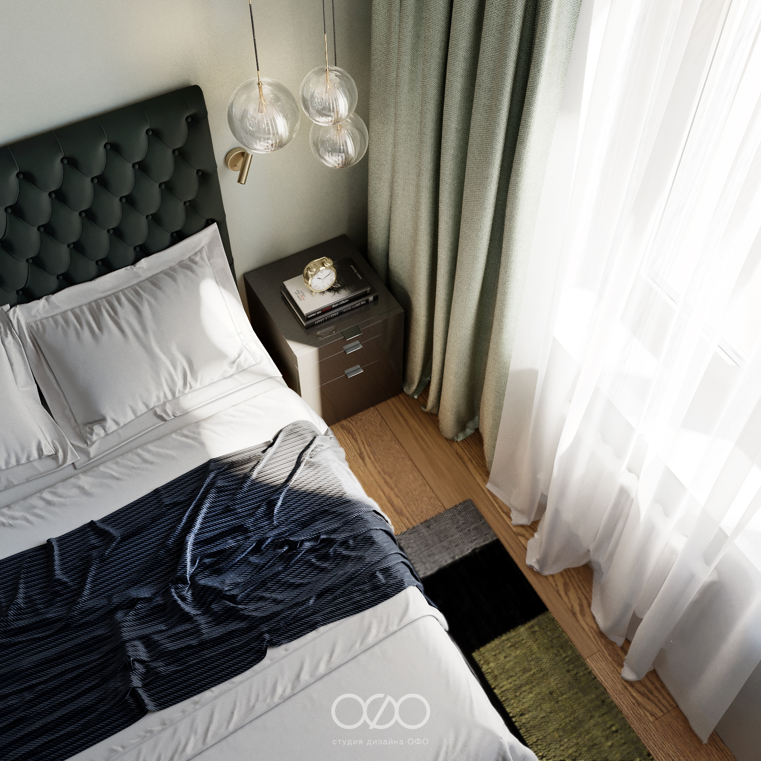 Дизайн-проект московской 3-комнатной квартиры в современном стиле в ЖК Life-Лазаревское