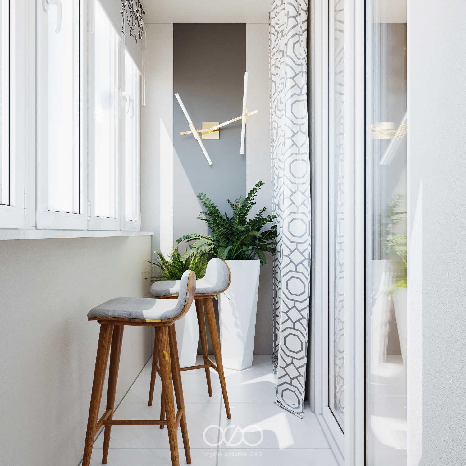 Дизайн-проект московской 3-комнатной квартиры в современном стиле в ЖК Life-Лазаревское