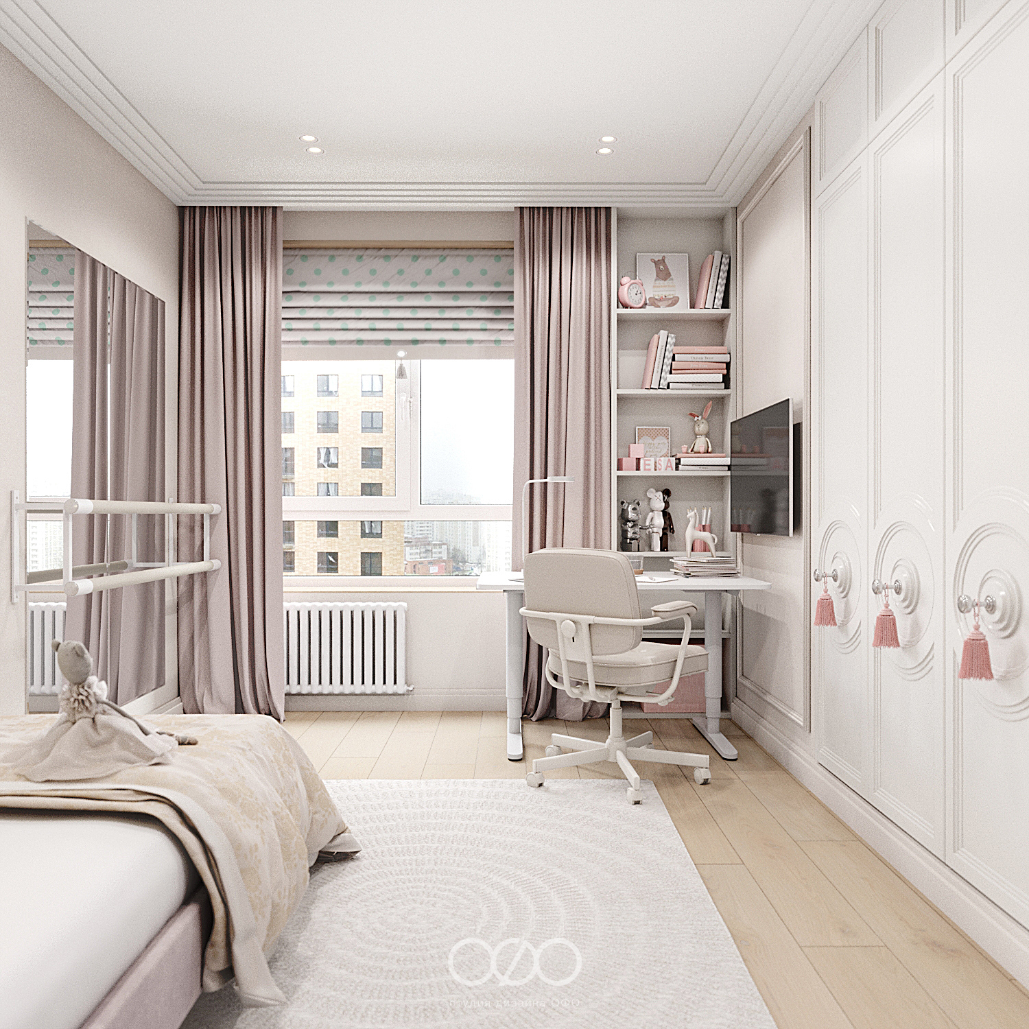 Дизайн-проект 3-комнатной квартиры в современном стиле в ЖК Столичные поляны