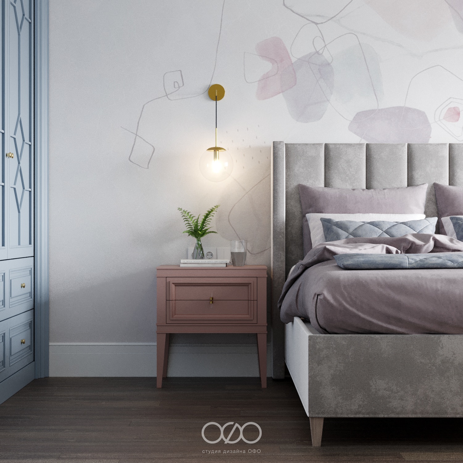 Дизайн-проект 3-комнатной квартиры в неоклассическом стиле в ЖК Аалто