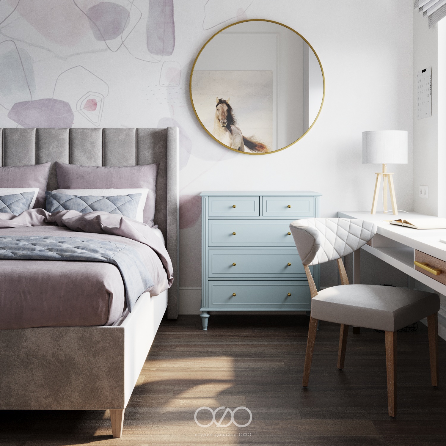 Дизайн-проект 3-комнатной квартиры в неоклассическом стиле в ЖК Аалто