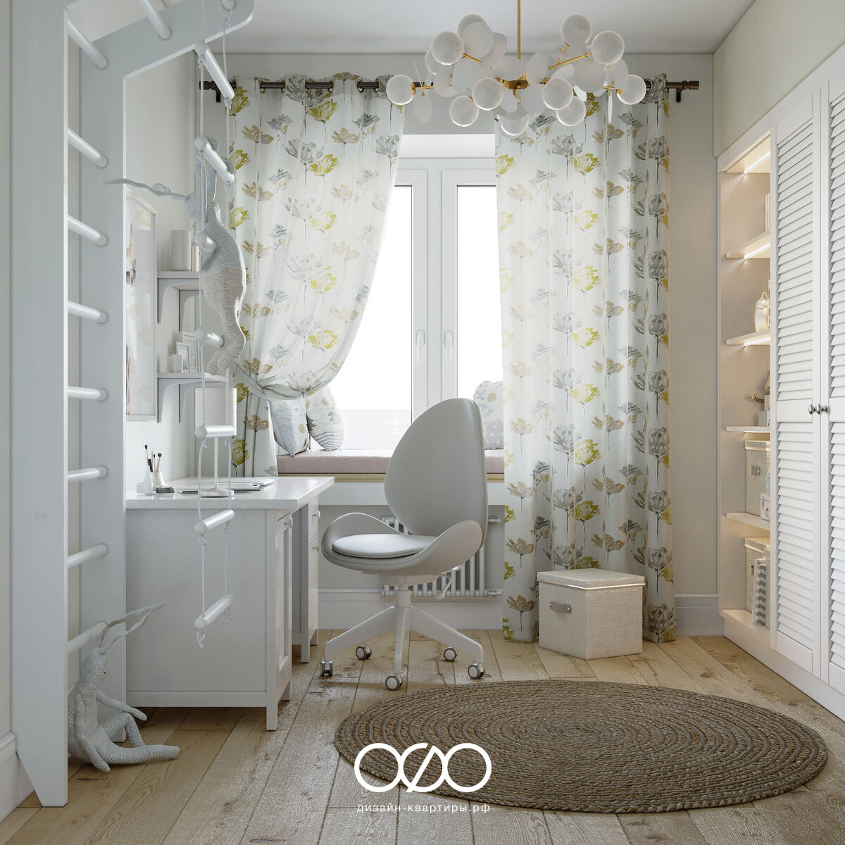 Дизайн-проект четырёхкомнатной квартиры в этническом индийском стиле на набережной Тараса Шевченко в Москве 